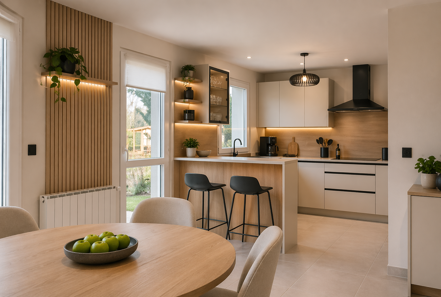 Cuisine & Salle à manger après home staging