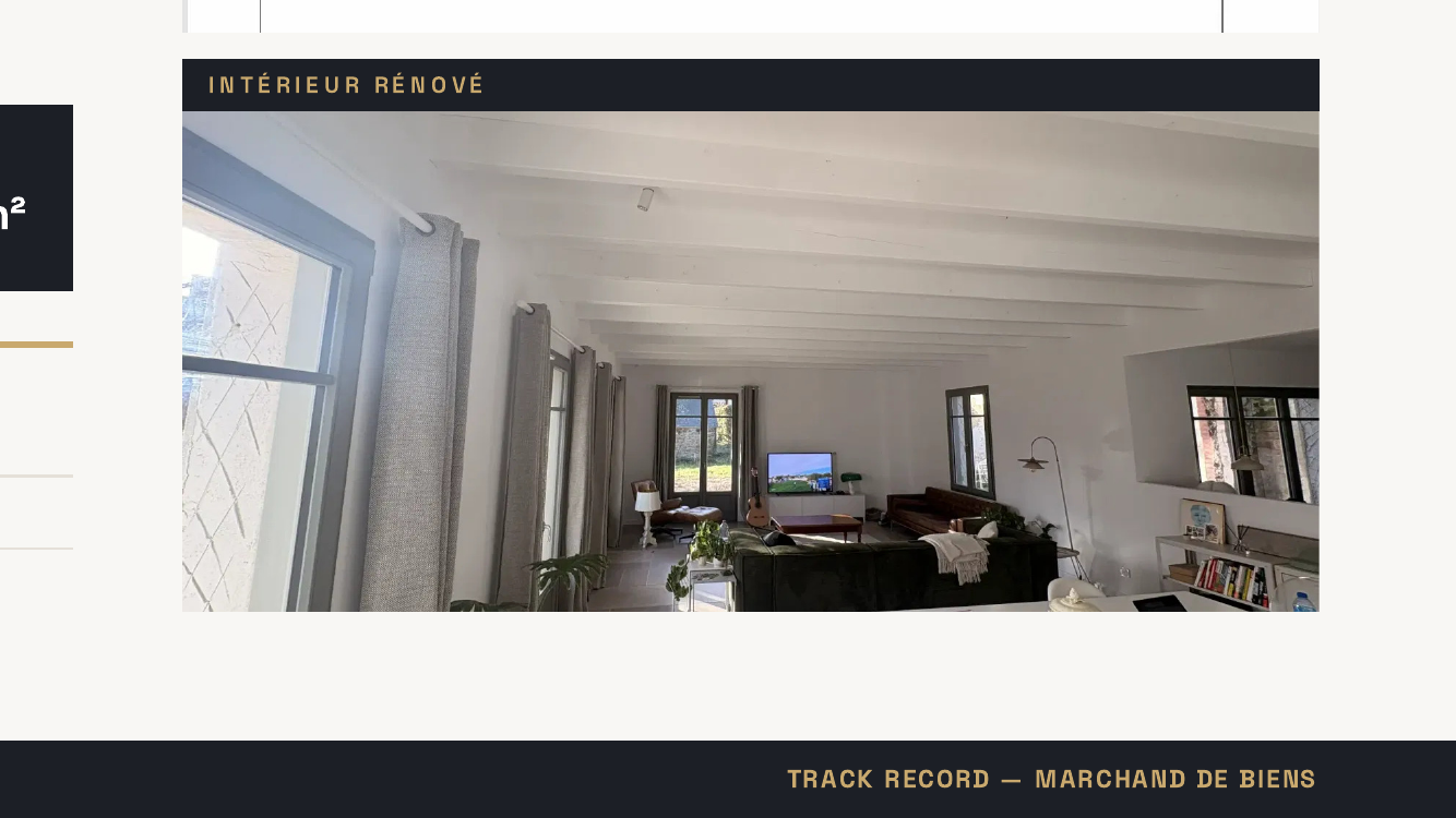Intérieur rénové